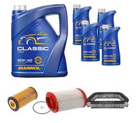 FEBI BILSTEIN Controllo Set 9L MANNOL Classic 10W-40 Per Audi A8 4E2 4E8