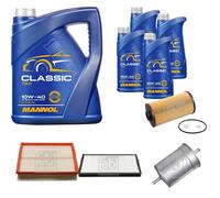 FEBI BILSTEIN Controllo Set 9L MANNOL Classic 10W-40 Per BMW 7 Serie E32 730i