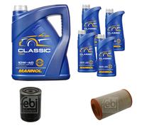 FEBI BILSTEIN Controllo Set 9L MANNOL Classic 10W-40 Per Citroën Jumper