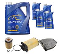 FEBI BILSTEIN Controllo Set 9L MANNOL Classic 10W-40 Per Mercedes-Benz C