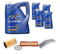 FEBI BILSTEIN Controllo Set 9L MANNOL Classic 10W-40 Per Mercedes SLK R171