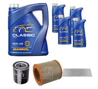 FEBI BILSTEIN Controllo Set 9L MANNOL Classic 10W-40 Per Peugeot Boxer