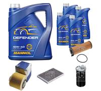 Febi BILSTEIN Controllo Set 9L mannol Defender 10W-40 per Audi A6