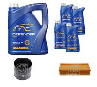Febi BILSTEIN Controllo Set 9L mannol Defender 10W-40 per Nissan NP300 Navara