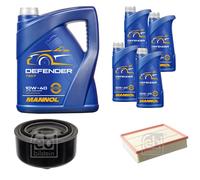 FEBI BILSTEIN Controllo Set 9L MANNOL Defender 10W-40 Per VW LT 28-46 II