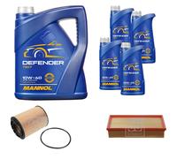 FEBI BILSTEIN Controllo Set 9L MANNOL Defender 10W-40 Per VW Transporter V