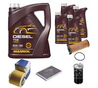 FEBI BILSTEIN Controllo Set 9L MANNOL Diesel TDI 5W-30 Per Audi A6 Allroad