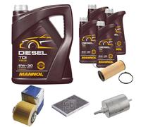FEBI BILSTEIN Controllo Set 9L MANNOL Diesel TDI 5W-30 Per Audi A6 Allroad