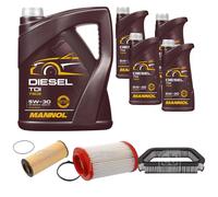 FEBI BILSTEIN Controllo Set 9L MANNOL Diesel TDI 5W-30 Per Audi A8 4E 3.2