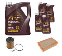FEBI BILSTEIN Controllo Set 9L MANNOL Diesel TDI 5W-30 Per BMW 7 Serie E65 E66