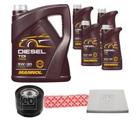 Febi BILSTEIN Controllo Set 9L mannol Diesel Tdi 5W-30 per Fiat Ducato Pulmino