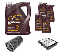 FEBI BILSTEIN Controllo Set 9L MANNOL Diesel TDI 5W-30 Per KIA Cee'D SW ED