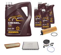 FEBI BILSTEIN Controllo Set 9L MANNOL Diesel TDI 5W-30 Per Mercedes-Benz