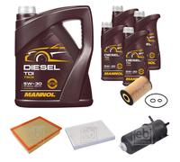 FEBI BILSTEIN Controllo Set 9L MANNOL Diesel TDI 5W-30 Per VW Amarok 2H