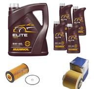 Febi BILSTEIN Controllo Set 9L mannol Elite 5W-40 per Audi A6 Avant 4F5