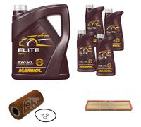 FEBI BILSTEIN Controllo Set 9L MANNOL Elite 5W-40 Per BMW 5 Serie E39 525tds