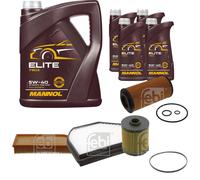 FEBI BILSTEIN Controllo set 9L MANNOL Elite 5W-40 per Mercedes-Benz