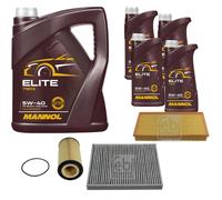 Febi BILSTEIN Controllo Set 9L mannol Elite 5W-40 per Per VW Touareg 7LA