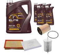 FEBI BILSTEIN Controllo Set 9L MANNOL Elite 5W-40 Per VW Multivan V 7HM