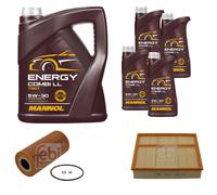 FEBI BILSTEIN Controllo set 9L MANNOL Energia Combi LL 5W-30 per Mercedes