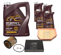 FEBI BILSTEIN Controllo set 9L MANNOL Energia Formula PD 5W-40 per BMW 4