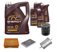 FEBI BILSTEIN Controllo Set 9L MANNOL Energy 5W-30 Per Audi A4 8E2 B6 3.0