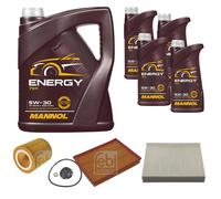 FEBI BILSTEIN Controllo Set 9L MANNOL Energy 5W-30 Per BMW 3 Serie F30 F80