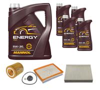 FEBI BILSTEIN Controllo Set 9L MANNOL Energy 5W-30 Per BMW 3 Serie F30 F80