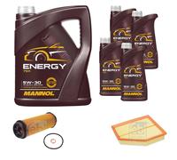 FEBI BILSTEIN Controllo Set 9L MANNOL Energy 5W-30 Per BMW 7 Serie G11 G12