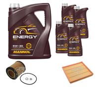 FEBI BILSTEIN Controllo Set 9L MANNOL Energy 5W-30 Per BMW X3 F25 xDrive35i