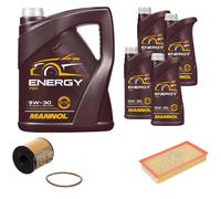 FEBI BILSTEIN Controllo Set 9L MANNOL Energy 5W-30 Per Jaguar XF Sportbrake