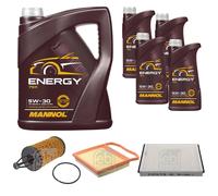 FEBI BILSTEIN Controllo Set 9L MANNOL Energy 5W-30 Per Mercedes-Benz