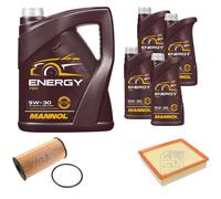 FEBI BILSTEIN Controllo Set 9L MANNOL Energy 5W-30 Per Opel Movano Kasten