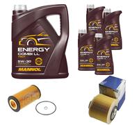 FEBI BILSTEIN Controllo Set 9L MANNOL Energy Combi LL 5W-30 Per Audi A6 Avant