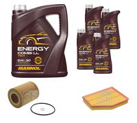 FEBI BILSTEIN Controllo Set 9L MANNOL Energy Combi LL 5W-30 Per BMW 5 Serie E60