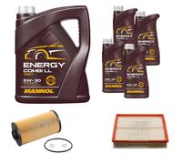 FEBI BILSTEIN Controllo Set 9L MANNOL Energy Combi LL 5W-30 Per BMW 7 Serie E38