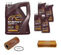FEBI BILSTEIN Controllo Set 9L MANNOL Energy Combi LL 5W-30 Per Mercedes