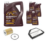FEBI BILSTEIN Controllo Set 9L MANNOL Energy Combi LL 5W-30 Per Opel Antara