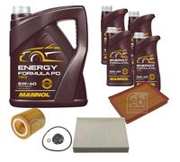 FEBI BILSTEIN Controllo Set 9L MANNOL Energy Formula PD 5W-40 Per BMW 3er