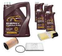 FEBI BILSTEIN Controllo Set 9L MANNOL Energy Formula PD 5W-40 Per Porsche