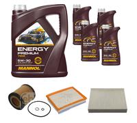 FEBI BILSTEIN Controllo Set 9L MANNOL Energy Premium 5W-30 Per BMW 3 Gran
