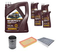 FEBI BILSTEIN Controllo Set 9L MANNOL Energy Premium 5W-30 Per Jaguar XJ