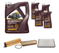 FEBI BILSTEIN Controllo Set 9L MANNOL Energy Premium 5W-30 Per Mercedes E