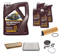 FEBI BILSTEIN Controllo Set 9L MANNOL Energy Premium 5W-30 Per Mercedes E