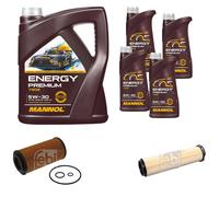 FEBI BILSTEIN Controllo Set 9L MANNOL Energy Premium 5W-30 Per Mercedes E