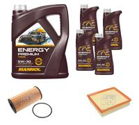 Febi BILSTEIN Controllo Set 9L mannol Energy Premium 5W-30 per Opel Movano