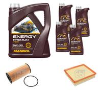 FEBI BILSTEIN Controllo Set 9L MANNOL Energy Premium 5W-30 Per Opel Movano