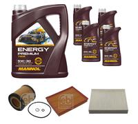 Febi BILSTEIN Controllo Set 9L mannol Energy Premium 5W-30 per Per BMW 3