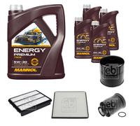 FEBI BILSTEIN Controllo Set 9L MANNOL Energy Premium 5W-30 Per Toyota Land