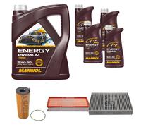 FEBI BILSTEIN Controllo Set 9L MANNOL Energy Premium 5W-30 Per VW Touareg